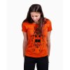 CZ : Dámské tričko s broukem tesařík alpský, organická bavlna, autor Lucie Tatarová  / ENG: Women t-shirt with beetle Rosalia alpina, organic cotton and hand printed by water based inks, artist : Lucie Tatarova