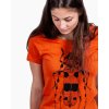 CZ : Dámské tričko s broukem tesařík alpský, organická bavlna, autor Lucie Tatarová  / ENG: Women t-shirt with beetle Rosalia alpina, organic cotton and hand printed by water based inks, artist : Lucie Tatarova