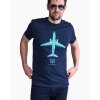 tricko s letadlem boeing 737 navy eeroplane
