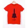 cervene detske tricko s letadlem lockheed blackbird znacka eeroplane