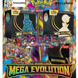 🔥 Mega Evolutions přicházejí! 🔥 Už brzy v prodeji – ale pozor, množství bude omezené! 🗓️ Naskladnění: pátek 10. 10. Buď...
