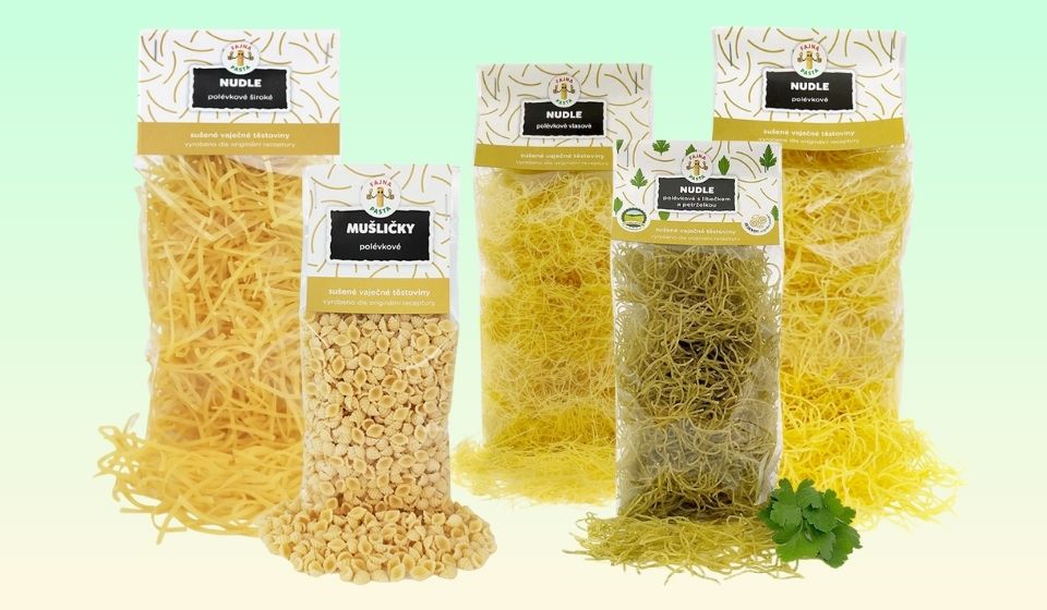 Polévkové nudle FAJNA PASTA.