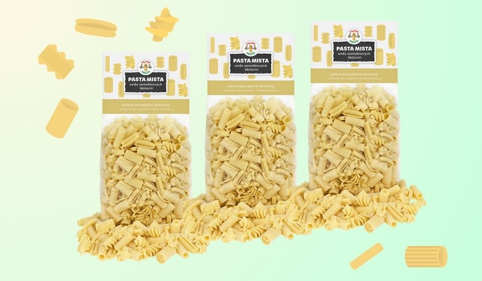 Těstoviny PASTA MISTA.