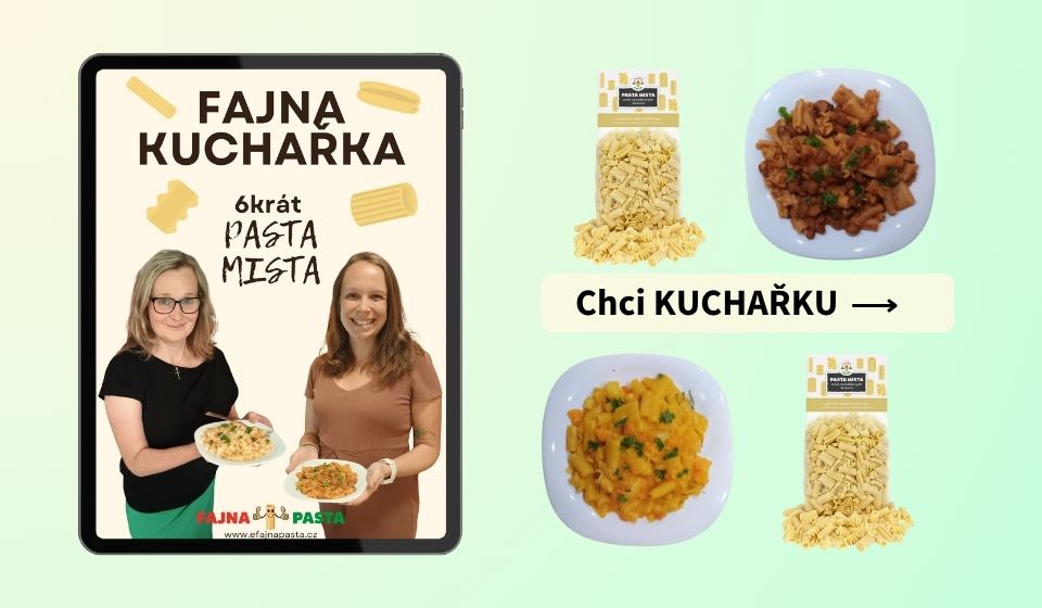 E-kuchařka plná receptů s těstovinami PASTA MISTA - ke stažení zdarma.