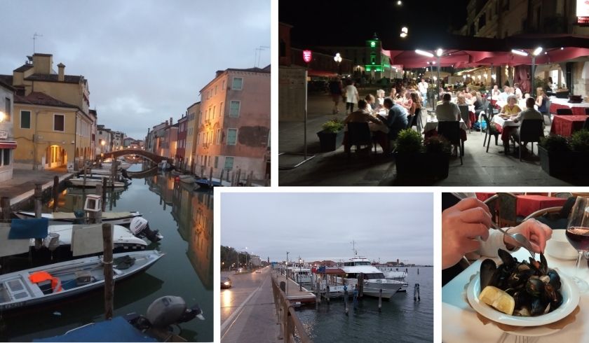 Město Chioggia - rybářské městečko s charakteristickými kanály i nespočtem restaurací se specialitami z mořských plodů
