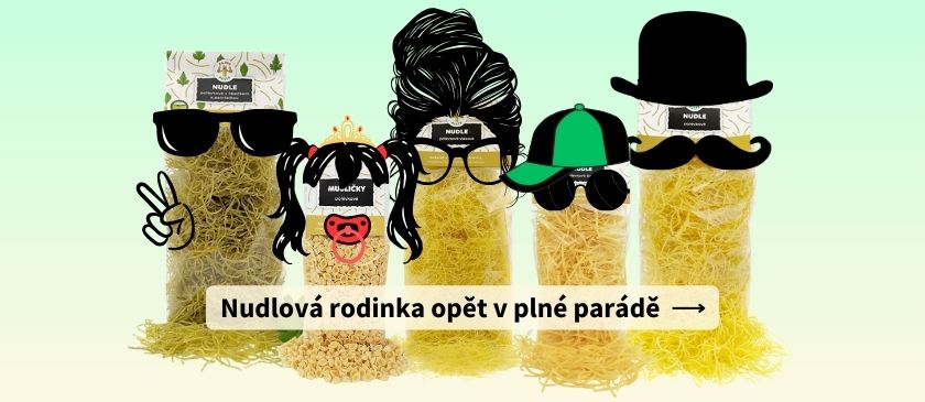 Nudlová rodinka opět v plné parádě.