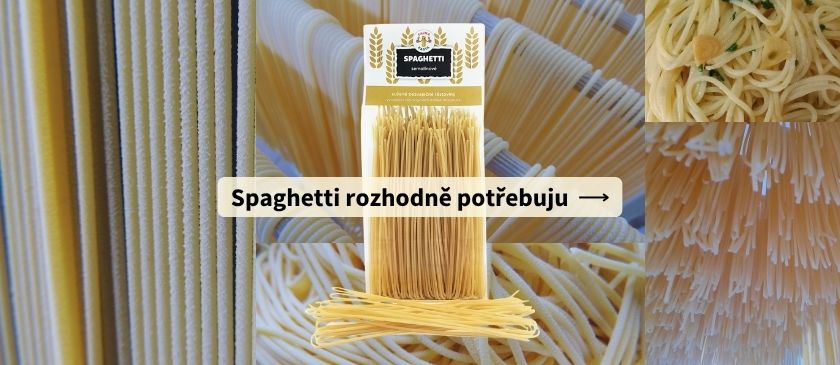 Spaghetti už jsou zase k objednání na e-shopu FAJNA PASTA.