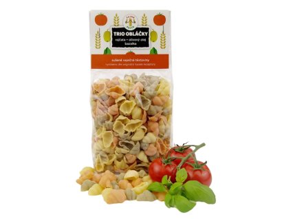 Těstoviny trio obláčky - FAJNA PASTA.