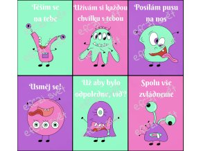 Svačinové kartičky: Příšerky 2