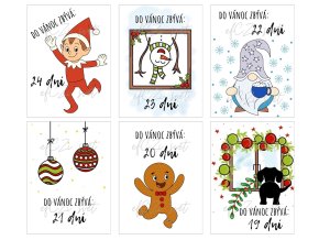 Svačinové kartičky: Adventní odpočet