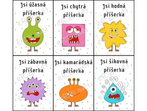 Svačinové kartičky: Příšerky
