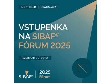 SIBAF forum 2025 Vstupenka 1200x1200