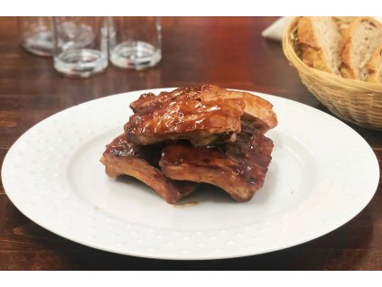 Vepřová žebra s BBQ omáčkou