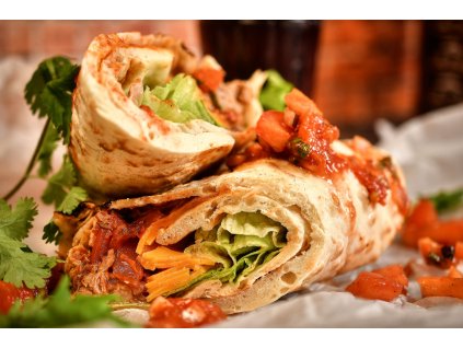 Pulled pork flatbread