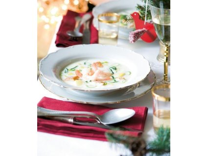 thumbnail Krémová rybí polévka s krevetami