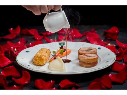 Valentýnská večeře Zámek Račice