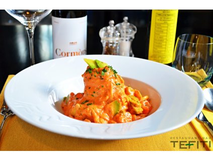 risotto salmone