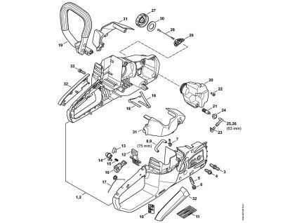 MSA 120 C-B - rozkres