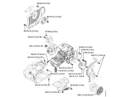 MS 201 TC-M - rozkres
