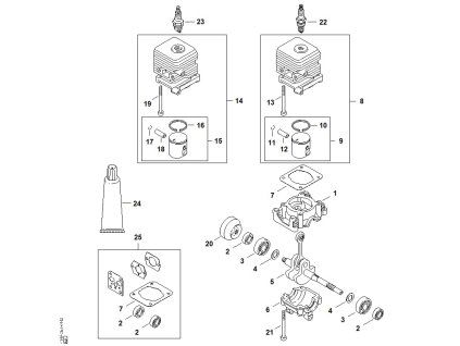 FS 55 2-MIX - rozkres