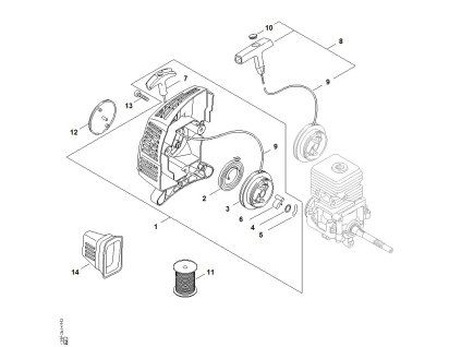 FS 55 2-MIX - rozkres