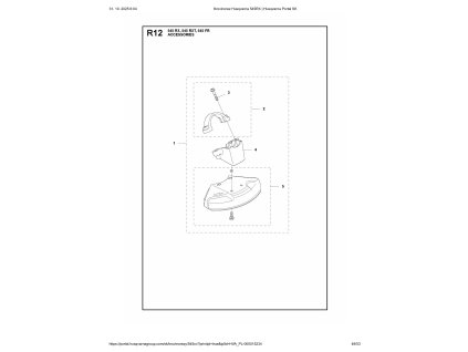 Príslušenstvo R12 / Náhradné diely Husqvarna