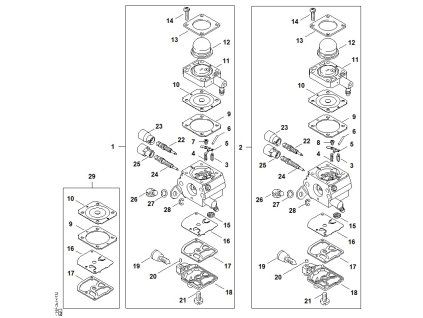 FS 55 2-MIX - rozkres