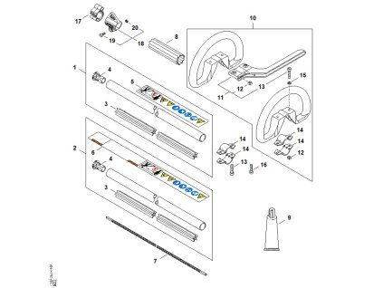 FS 55 2-MIX - rozkres