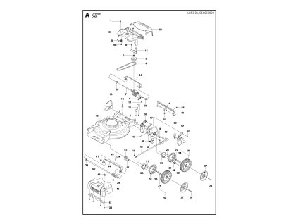 Kosačka na trávu Husqvarna LC 53B e