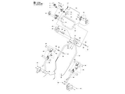 Kosačka na trávu Husqvarna LC 53B e