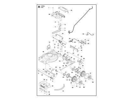 Kosačka na trávu Husqvarna LC 53E e