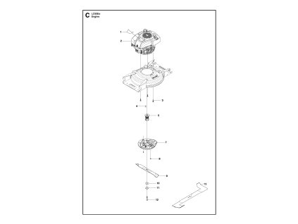 Kosačka na trávu Husqvarna LC 53E e