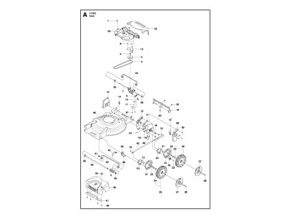 Kosačka na trávu Husqvarna LC 53 e