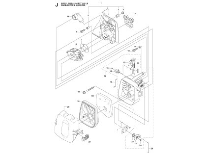 Krovinorez Husqvarna 535RX