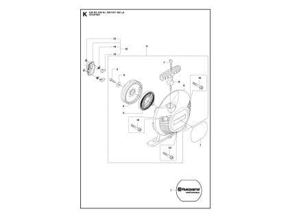 Krovinorez Husqvarna 535RX