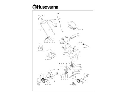 Kosačka na trávu Husqvarna LC 146S