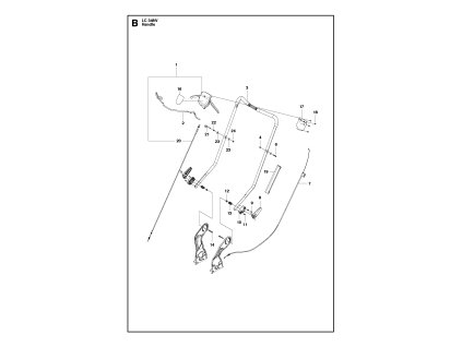 Kosačka na trávu Husqvarna LC 348V