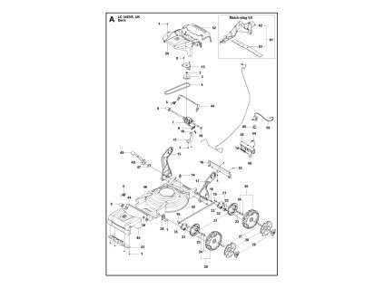 Kosačka na trávu Husqvarna LC 348VE