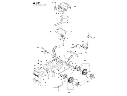 Kosačka na trávu Husqvarna LC 48VE