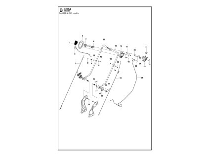 Kosačka na trávu Husqvarna LC 48VE