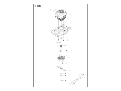 Kosačka na trávu Husqvarna LC 48VE