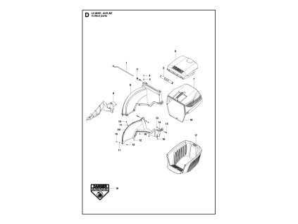 Kosačka na trávu Husqvarna LC 48VE