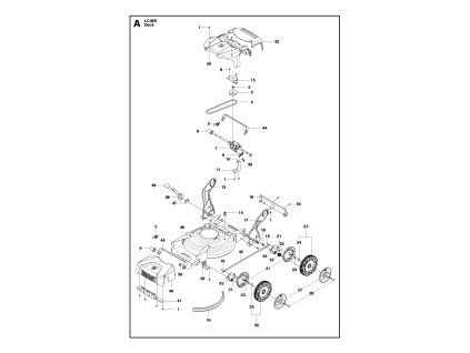 Kosačka na trávu Husqvarna LC 48V