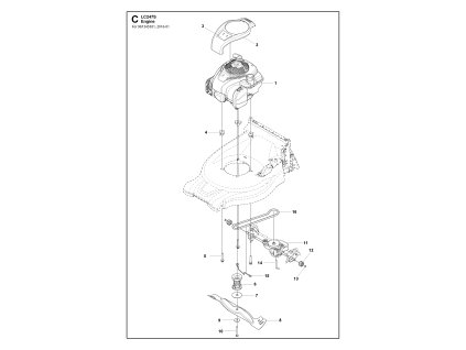Kosačka na trávu Husqvarna LC 247S