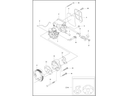 Reťazová píla husqvarna 120 mark ii