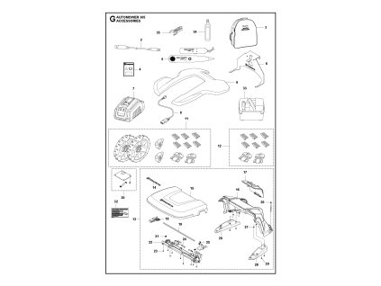Robotická kosačka Husqvarna AUTOMOWER® 305