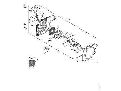 MS 211 C-BE - rozkres