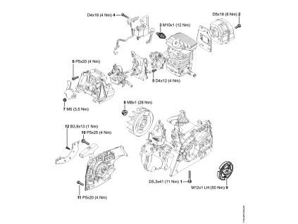 MS 211 C-BE - rozkres