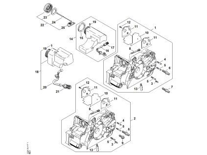 MS 180 2-MIX - rozkres