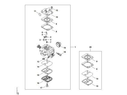 MS 180 2-MIX - rozkres